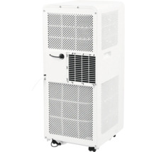 Mobiele airconditioner met wielen voor eenvoudig transport.