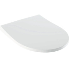 Witte toiletbril in druppelvorm