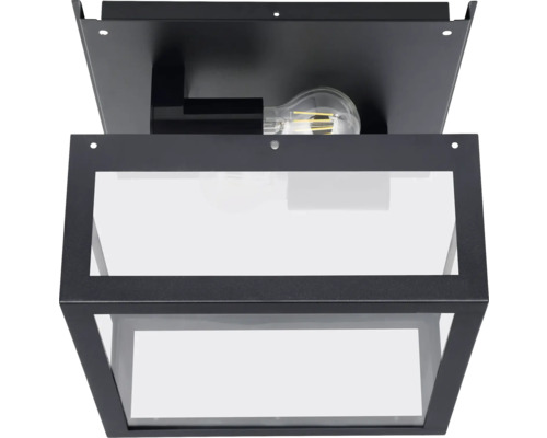 Plafondlamp met glazen panelen