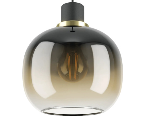 Hanglamp met glazen koepel