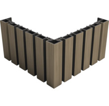 Hoek van gevelbekleding voor buiten