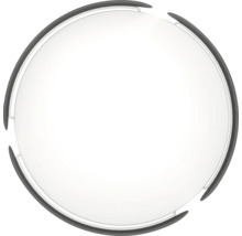 Ronde spiegel met grijze rand