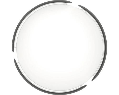 Ronde spiegel met grijze rand