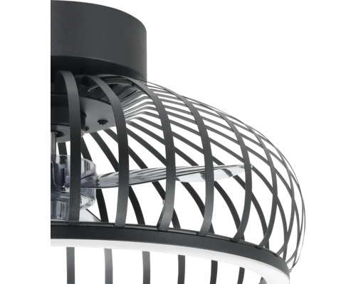 Plafondventilator met metalen kooi