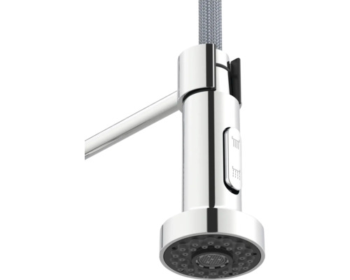 Keukenkraan met doucheslang en straalregelaar