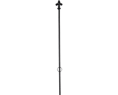 Metalen paal met decor