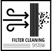 Filterreinigingssysteem symbool