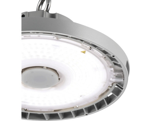 LED-hallamp met waarschuwingssymbool