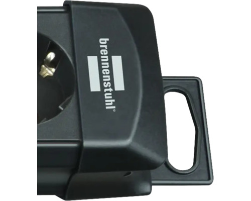 Brennstuhl Logo op een stopcontact met uitwerpmechanisme