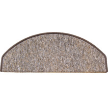 Halfronde trapmat met rand