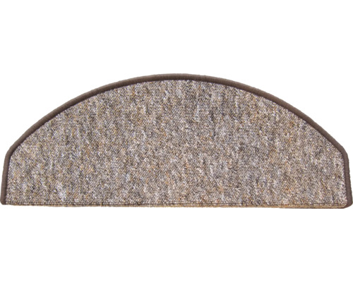 Halfronde trapmat met rand