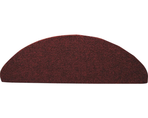Halfronde trapmat van textiel