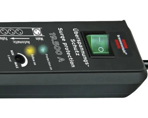 Overspanningsbeveiligingsstrip met Brennenstuhl Logo