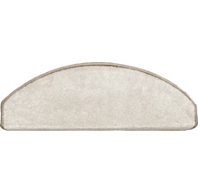 Halfronde trapmat van tapijt