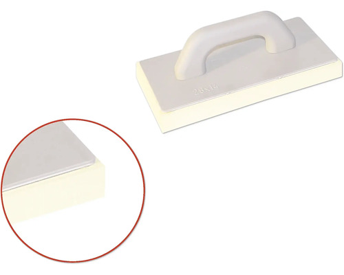 Sponsbord met handvat, circa 28x14 centimeter