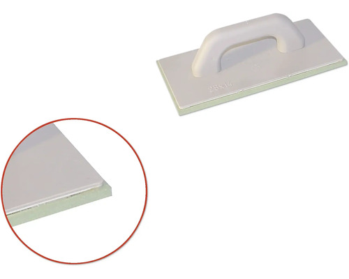 Kunststof pleisterspaan met handgreep, afmeting 28 x 14 cm