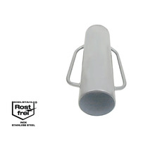 Grondboor van roestvrij staal met twee handgrepen