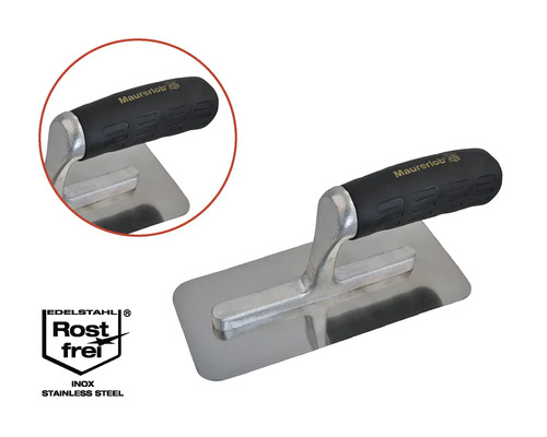 Metalen troffel met ergonomische handgreep