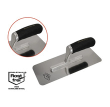 Maurerlob gladde spaan met roestvrijstalen blad en ergonomische handgreep