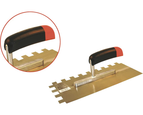 Getande mortelspreider voor tegels