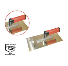 Stucspaan van roestvrij staal met kunststof handvat