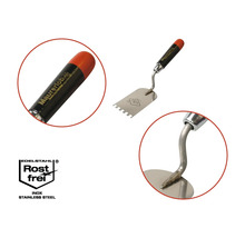 Maurerlob tegelzettersgereedschap met roestvrijstalen mes en ergonomische handgreep