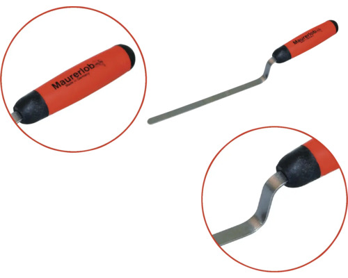 Maurerlob voegkrabber met handvat