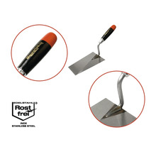 Roestvrijstalen troffel met handvat