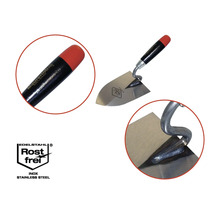 Metselwerk troffel met roestvrijstalen blad en kunststof handvat