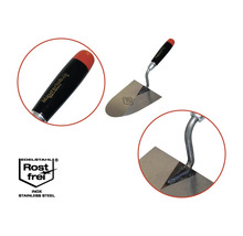 Stalen troffel met handvat
