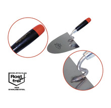 Metselspaan met stalen blad en kunststof handvat