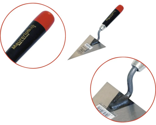 Driehoekige troffel met handvat