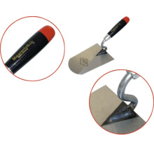 Metselwerk troffel met stalen blad en handvat