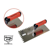 Tandspaan met roestvrij stalen blad en kunststof handgreep