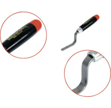 Maurerlob voegkrabber met handvat