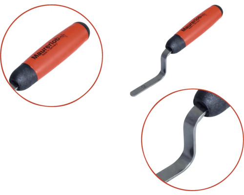 Maurerlob voegkrabber met handvat