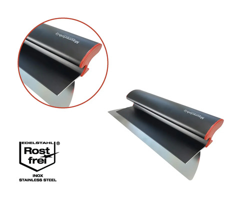 Maurerjob gladde spaan van roestvrij staal met ergonomische handgreep