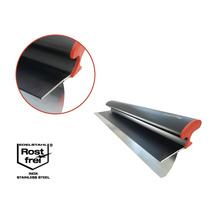 Troffel met roestvrij stalen blad en kunststof handvat