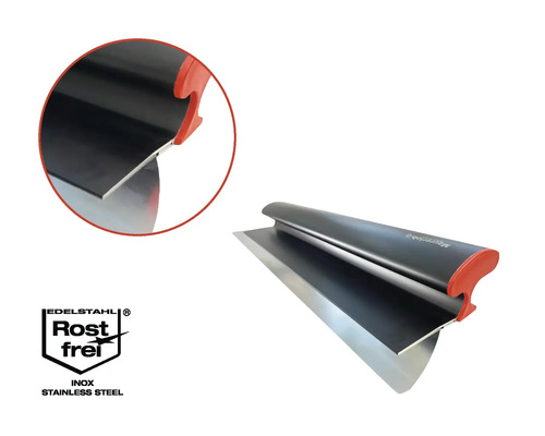 Troffel met roestvrij stalen blad en kunststof handvat