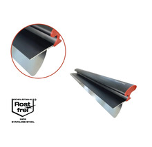 Roestvrij stalen hoekspatel met het keurmerk 'Rostfrei'