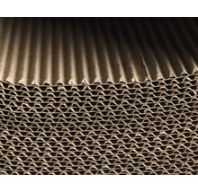 Close-up van golfkarton voor verpakkingsmateriaal