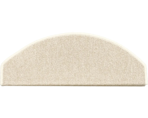 Halvemaanvormige trapmat van textiel