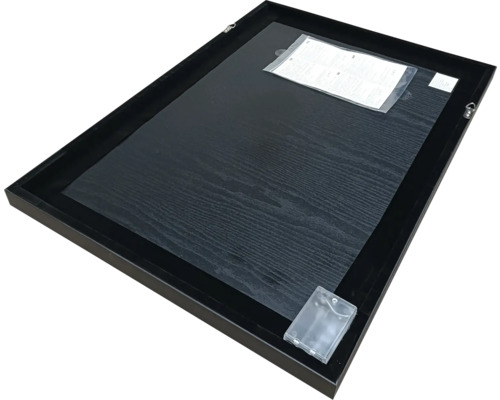 Achterkant van een fotolijst met houten structuur