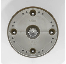Elho logo, onderkant van een plantenpot, diameter 25 centimeter, inhoud 5,5 liter