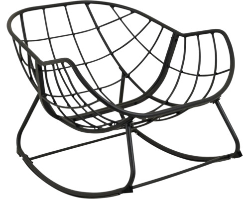 Schommelstoel van metalen rooster