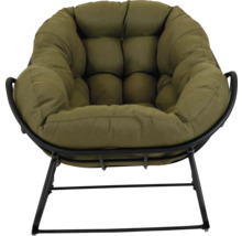 Kussenstoel met metalen frame