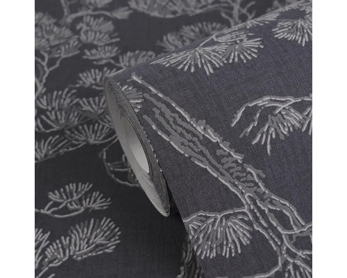 Rol behang met boommotief