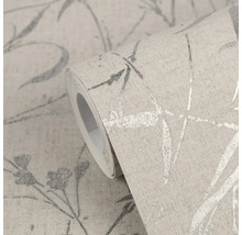 Behangrol met bloemmotief