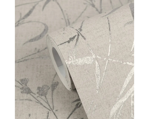 Behangrol met bloemmotief
