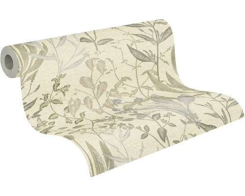 Behangrol met plantenmotief